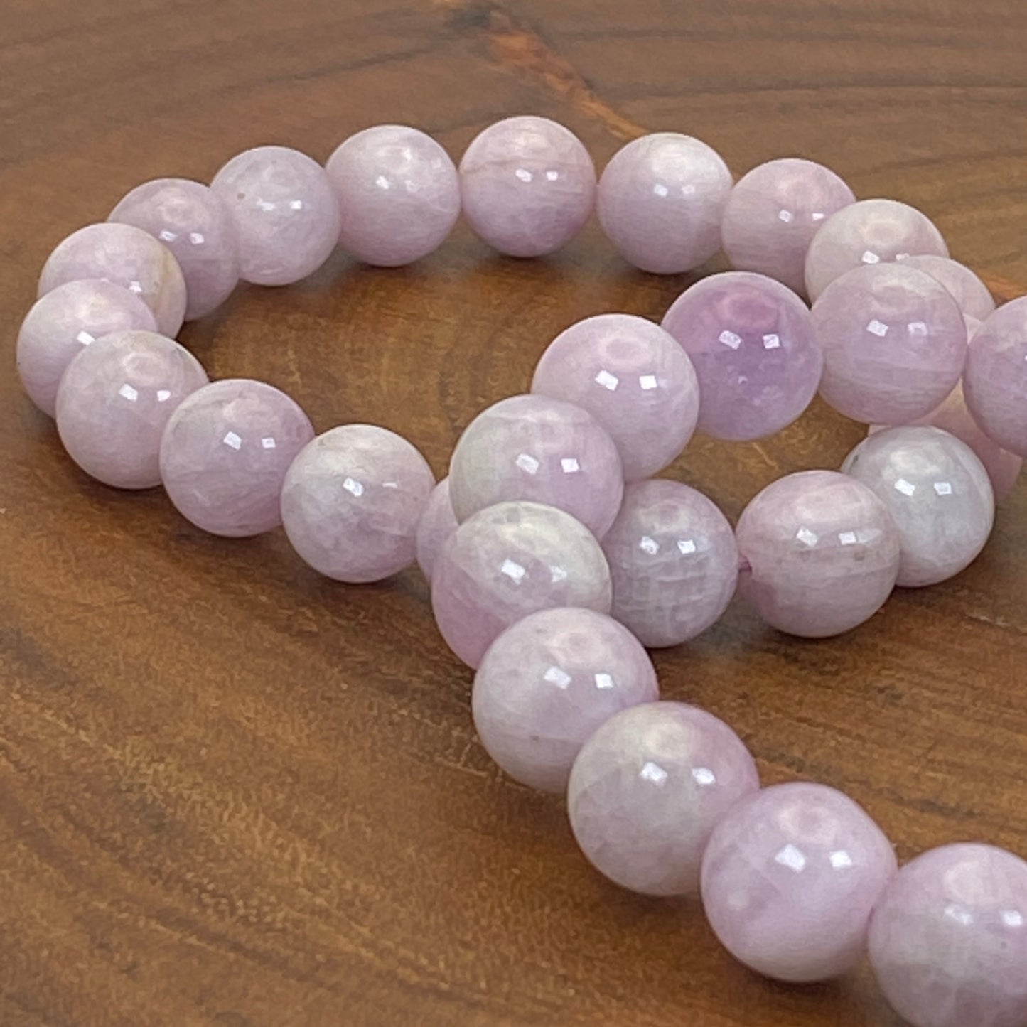 10mm Kunzite Stretch Bracelet - Standard 18cm
