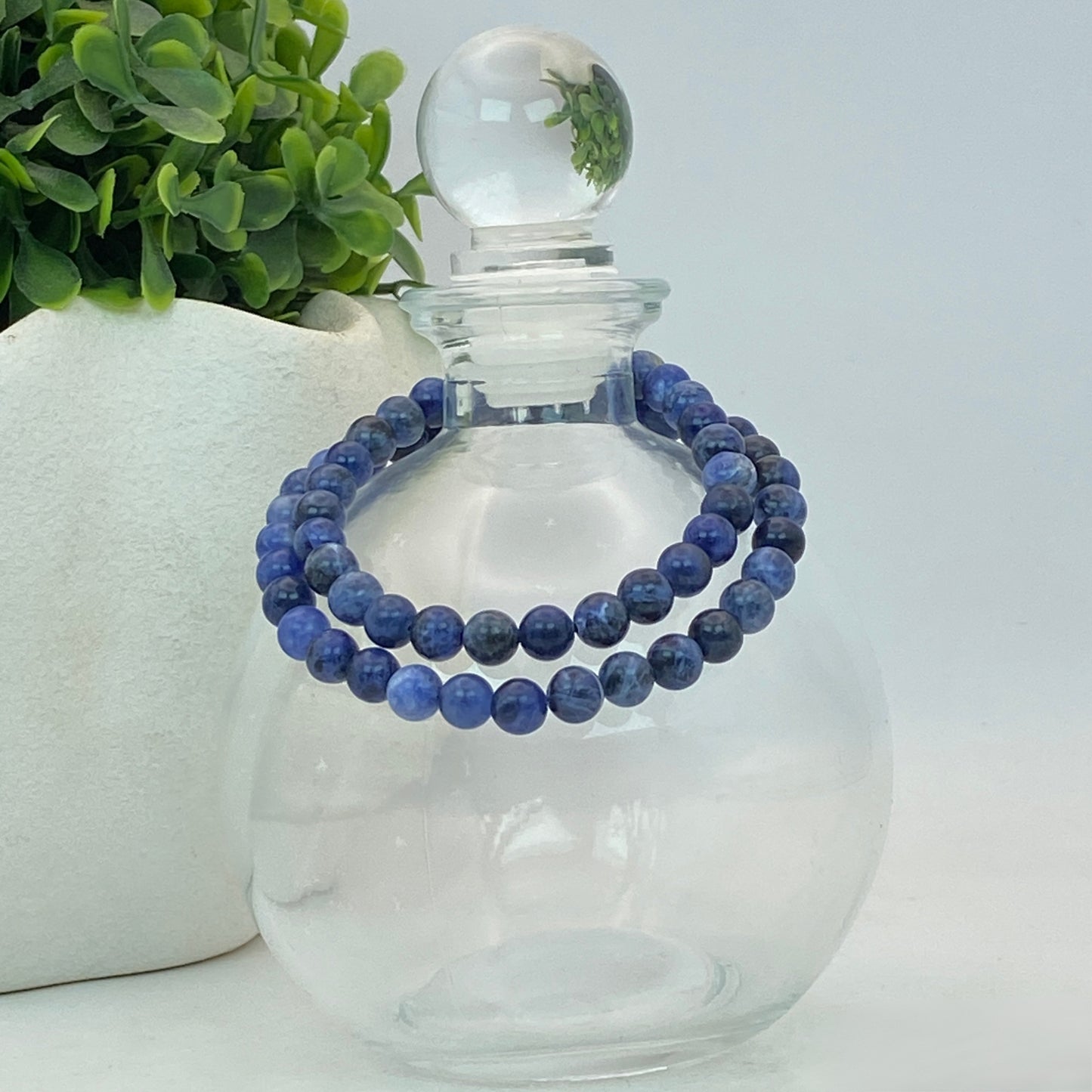 6mm Sodalite Stretch Bracelet - Standard & Relaxed Fit!
