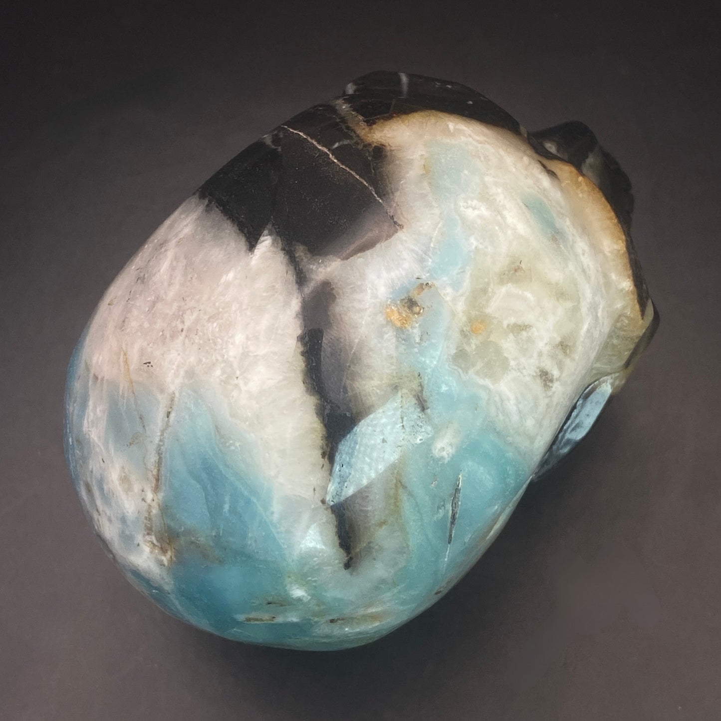 Caribbean Calcite Skull - Over 1kg!