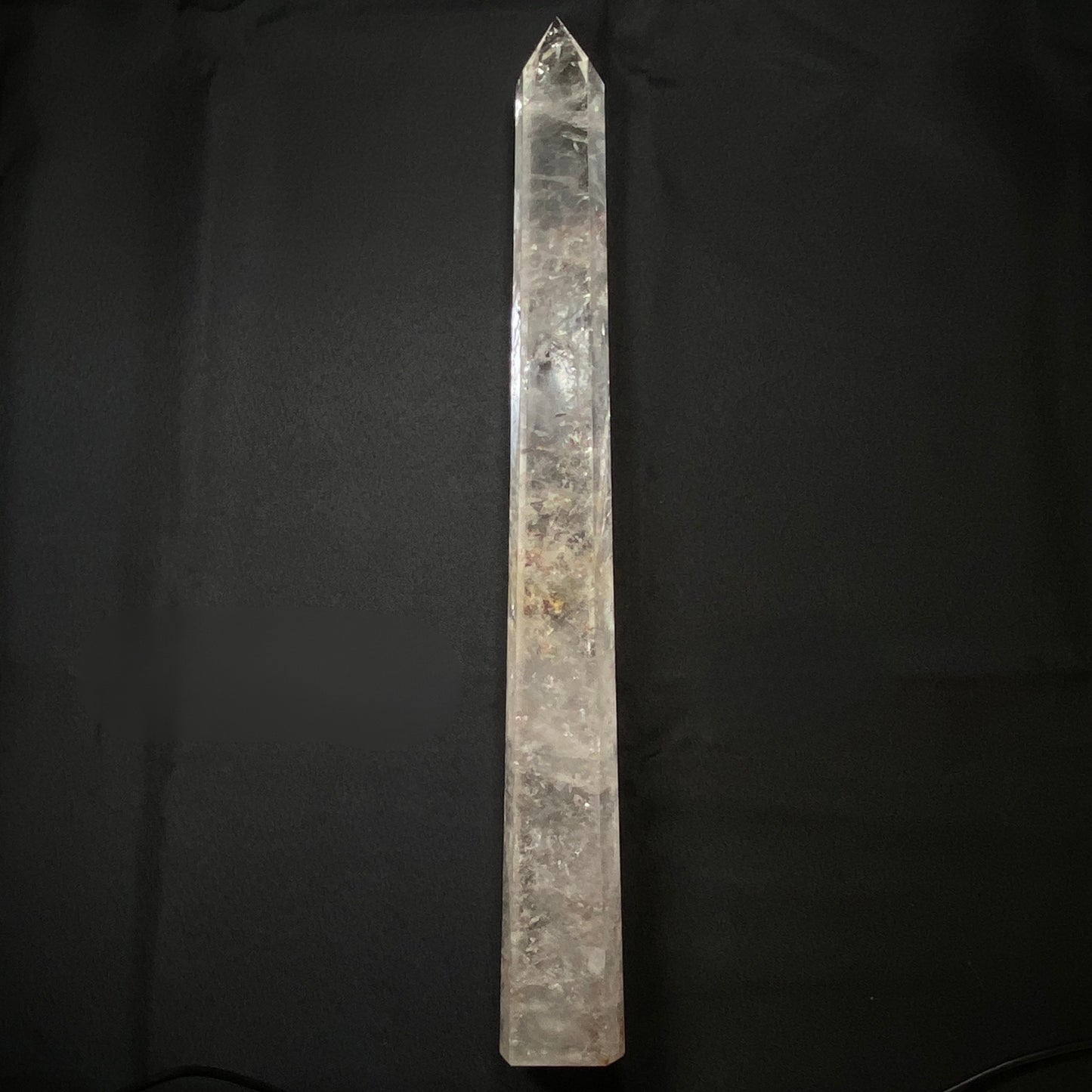 HUGE Clear Quartz Tower in Stand #4 - 47.5cm Tall!