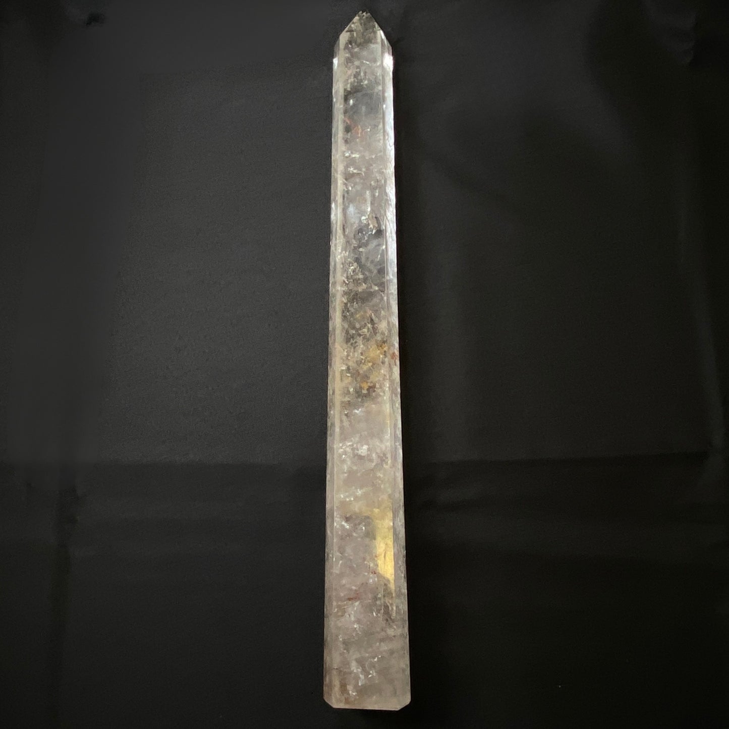 HUGE Clear Quartz Tower in Stand #4 - 47.5cm Tall!