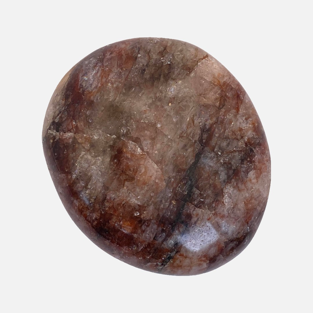 Fire Quartz Palm Stone #2