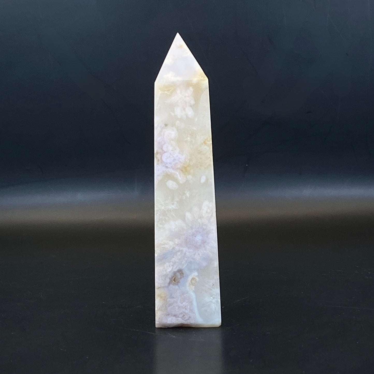Flower Agate Tower #1 - Druzy!
