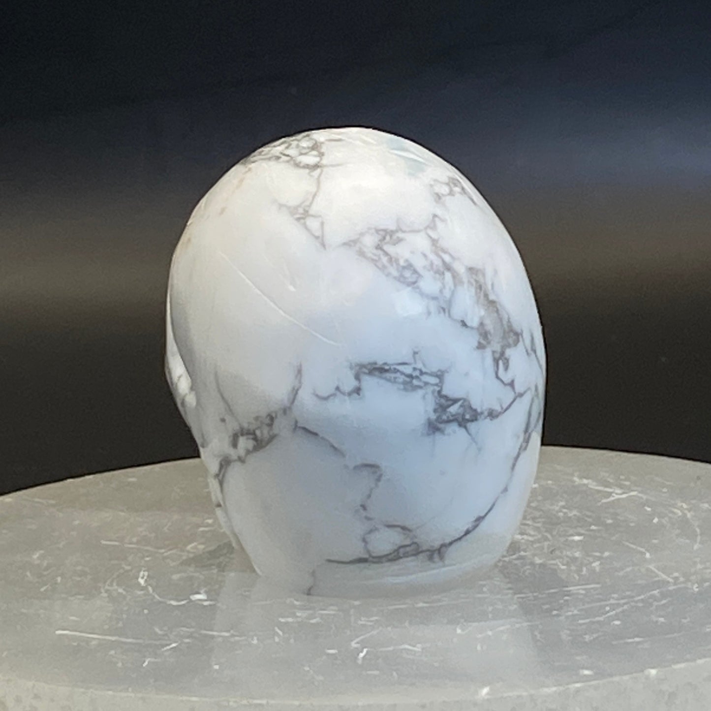 Howlite Skull #4