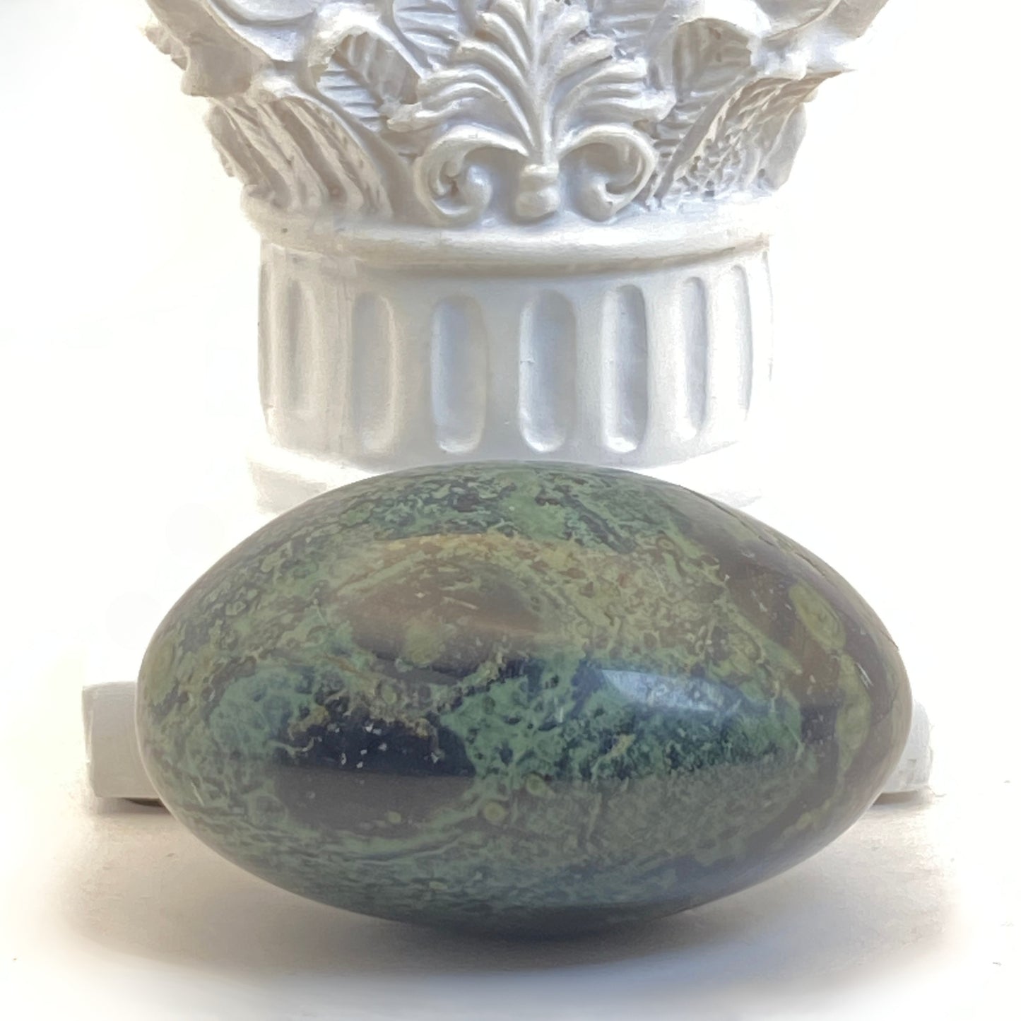 Kambaba Jasper Palm Stone #6 - HUGE!