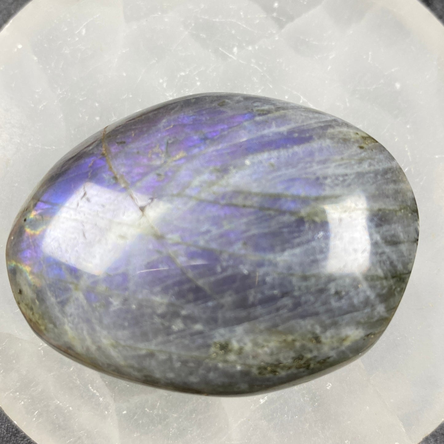 Labradorite Palm Stone #14