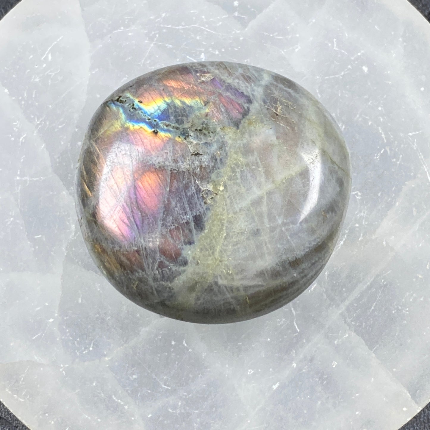 Labradorite Palm Stone #9