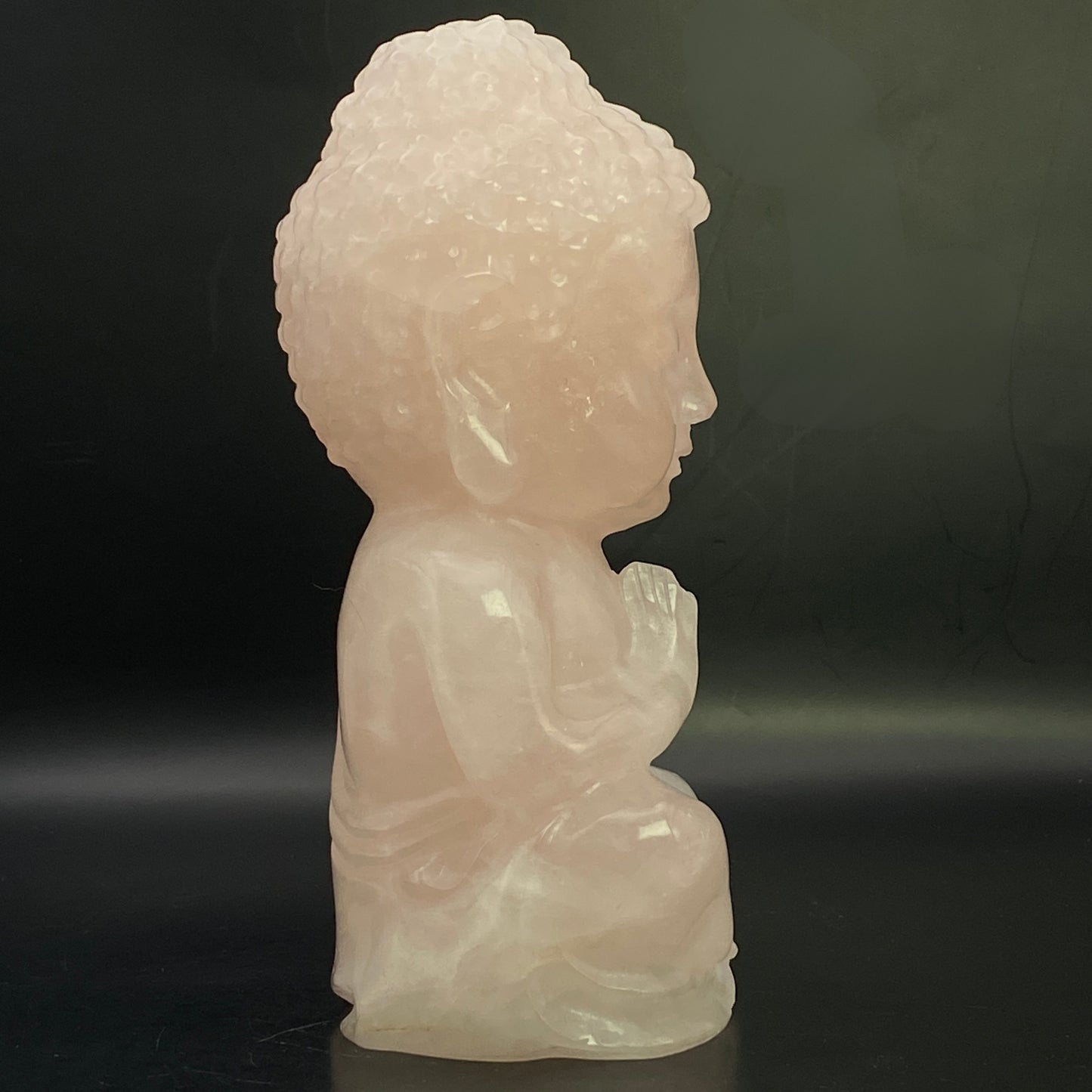 Rose Quartz Buddha #2 - LARGE - Almost 1kg!