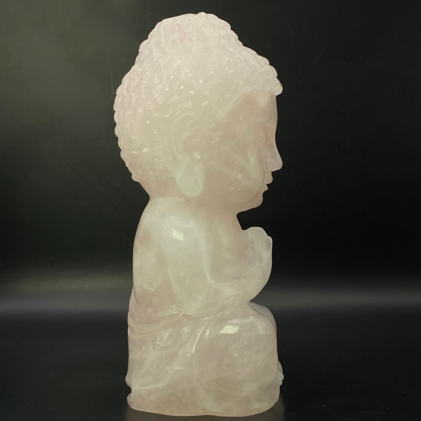 Rose Quartz Buddha #3 - LARGE - Almost 1kg!
