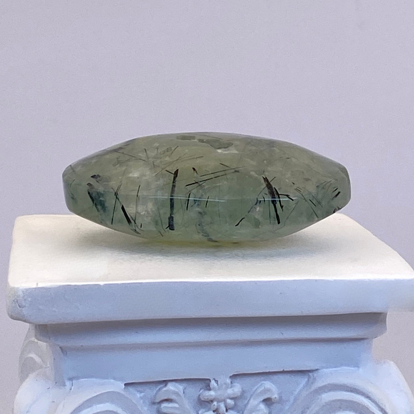 Prehnite Pillow Palm Stone #2