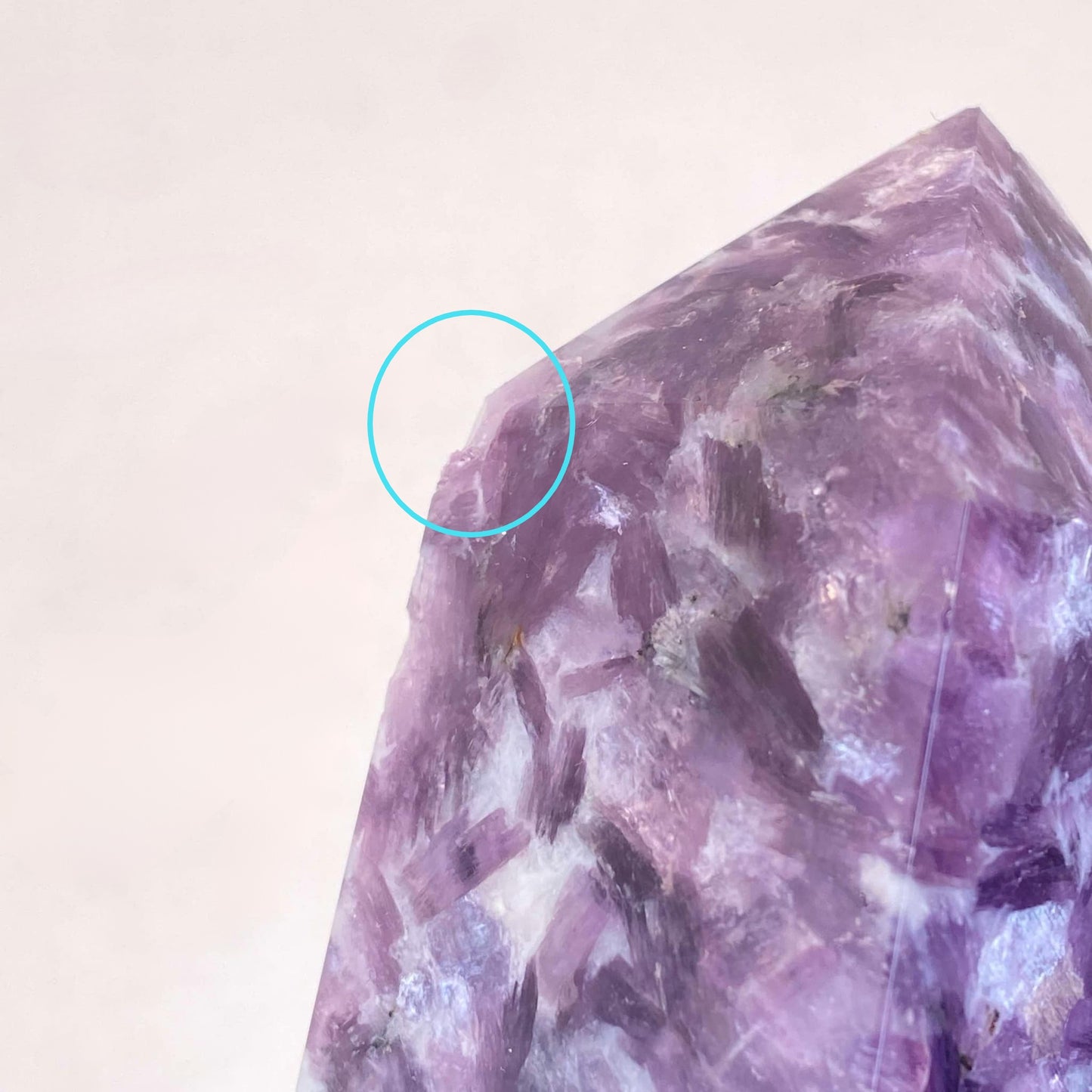 Purple Mica Tower #2 - Over 1kg! - 24.5cm - Room 1