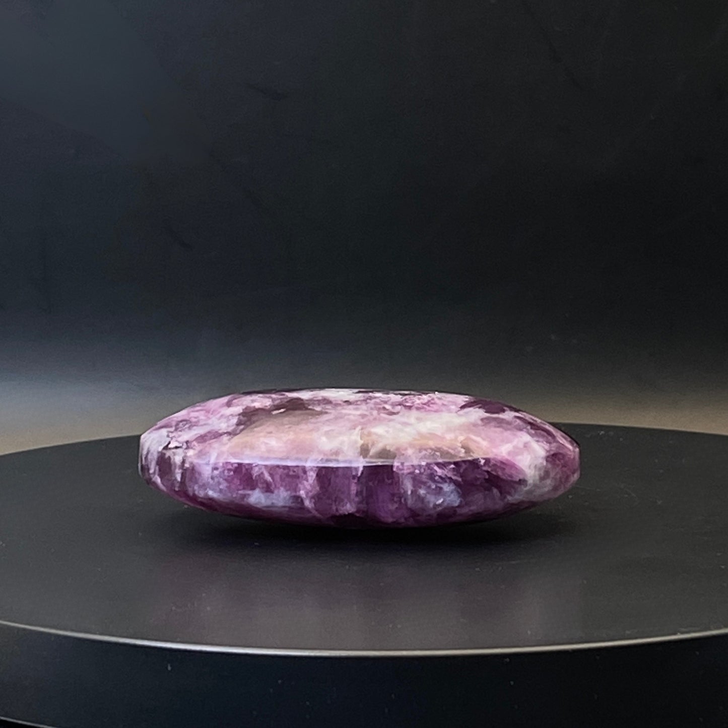 Purple Mica Pillow Palm Stone #1