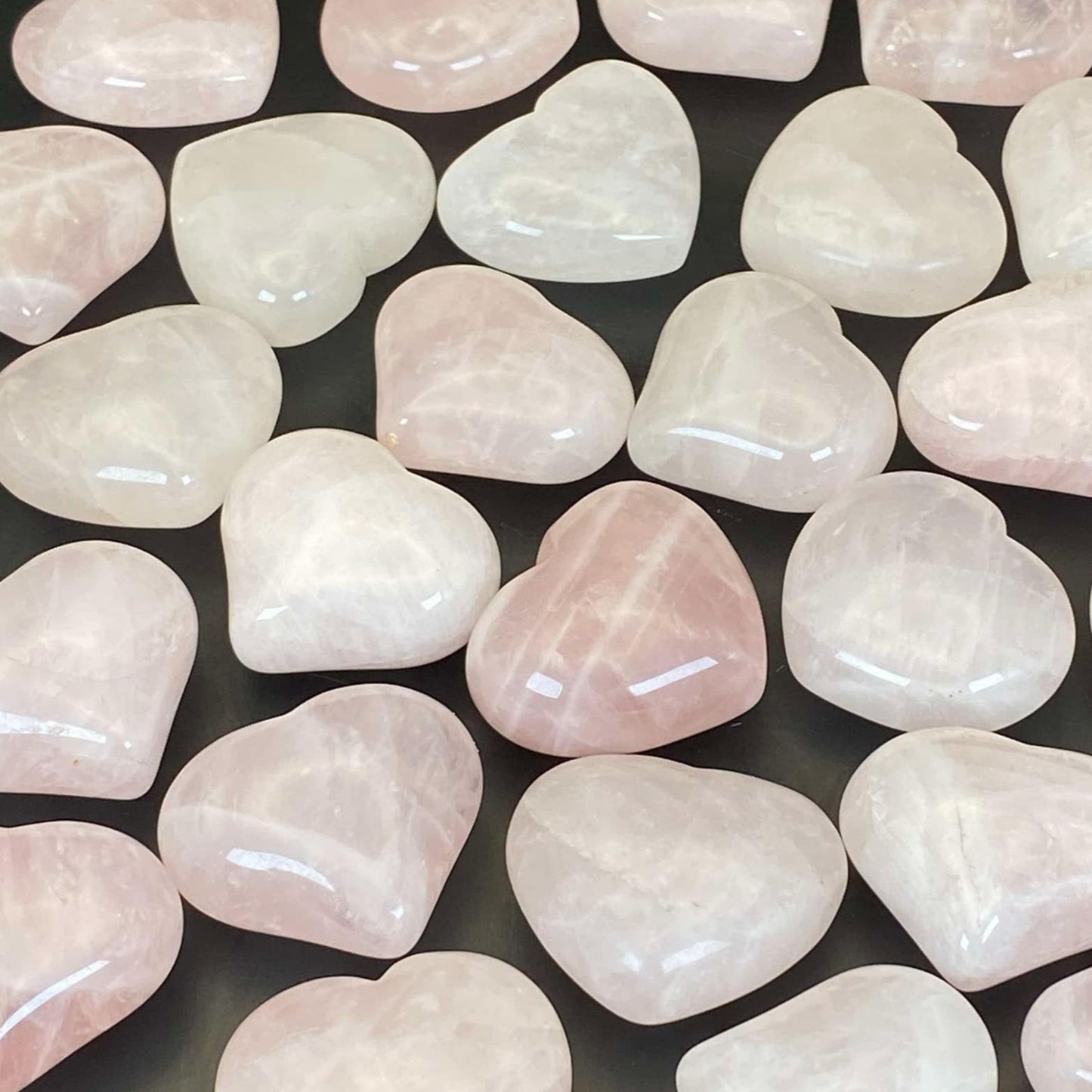 Rose Quartz Heart - 40mm