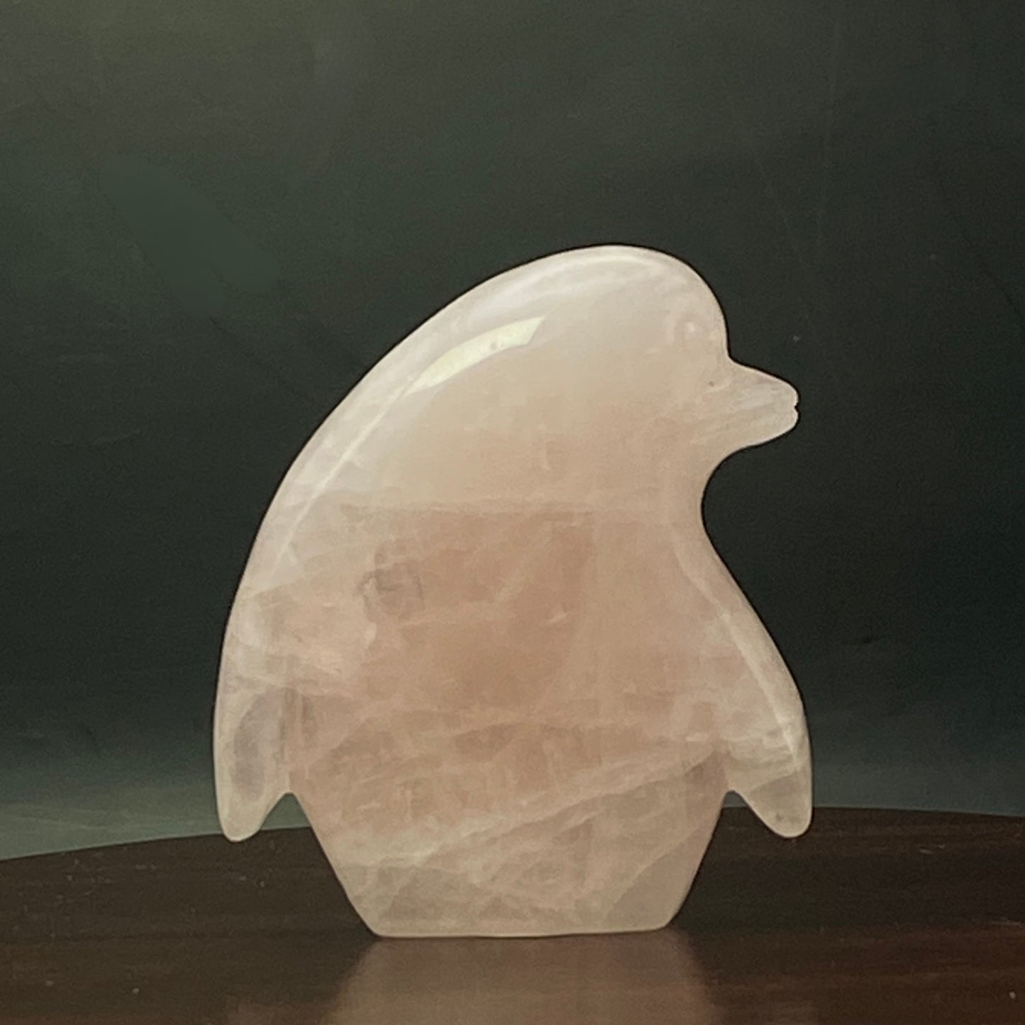 Rose Quartz Penguin #1
