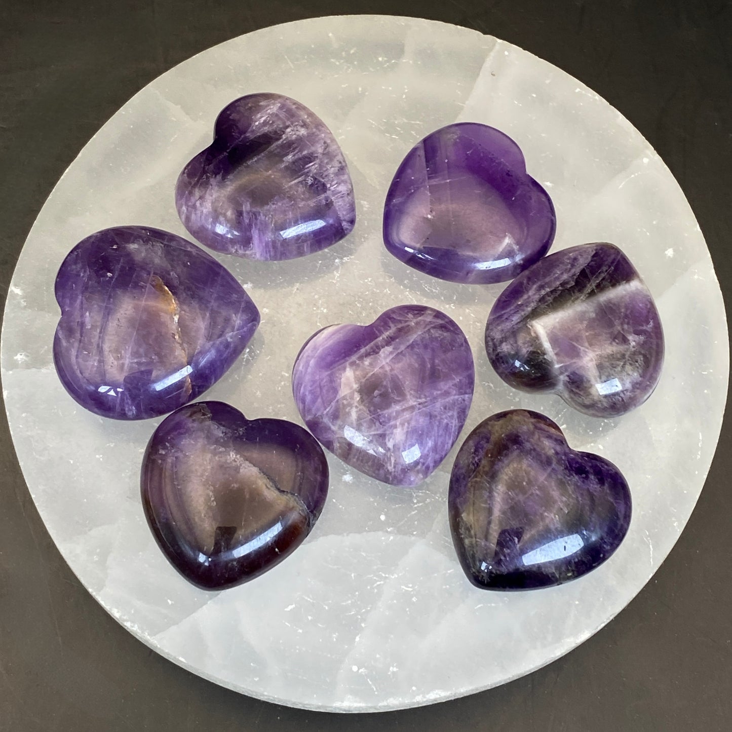 Dream Amethyst Heart - 28mm