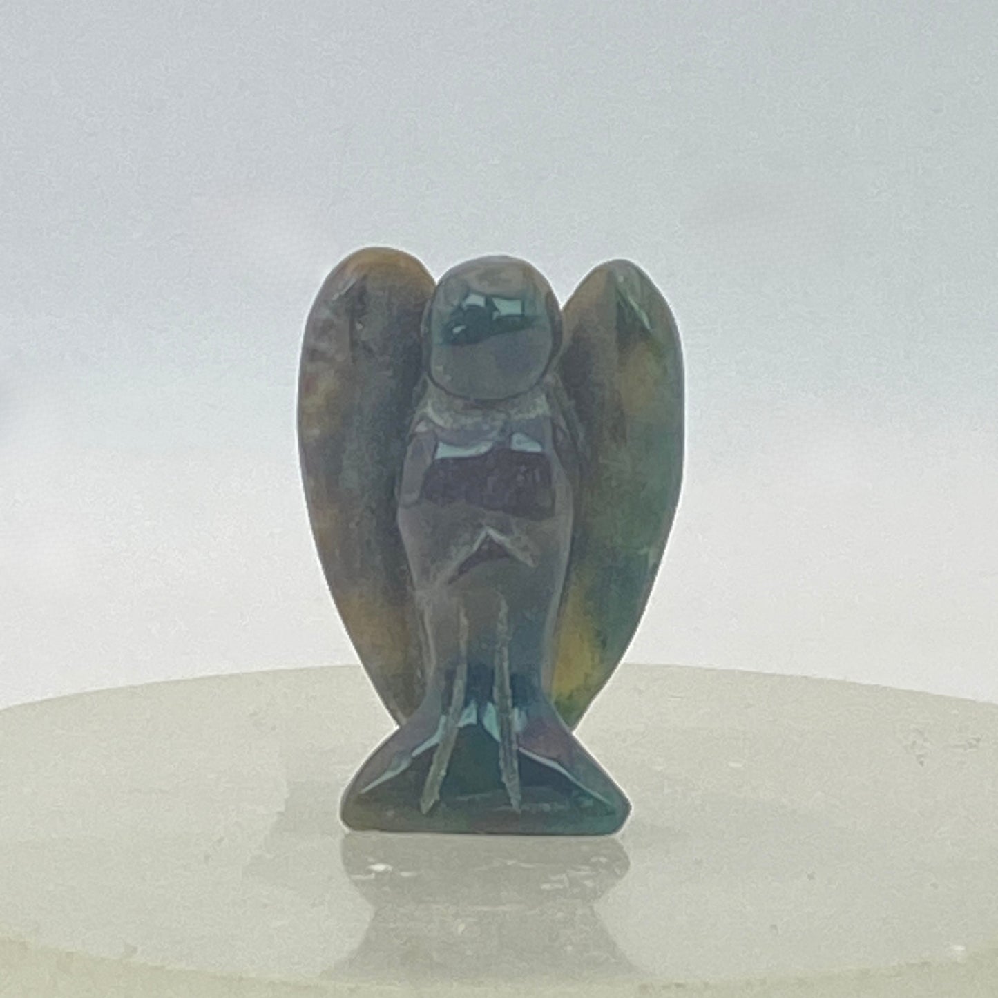 Moss Agate Angel #10 - Small