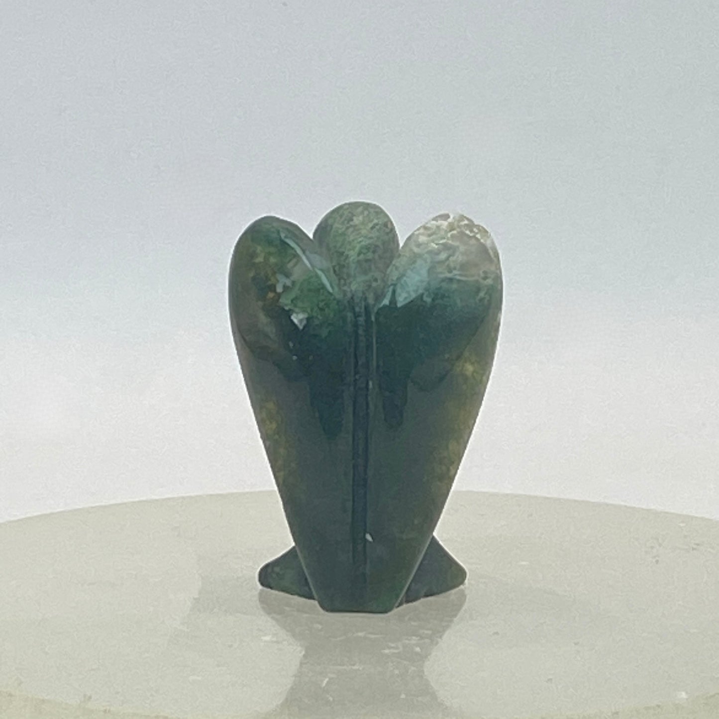 Moss Agate Angel #5 - Small
