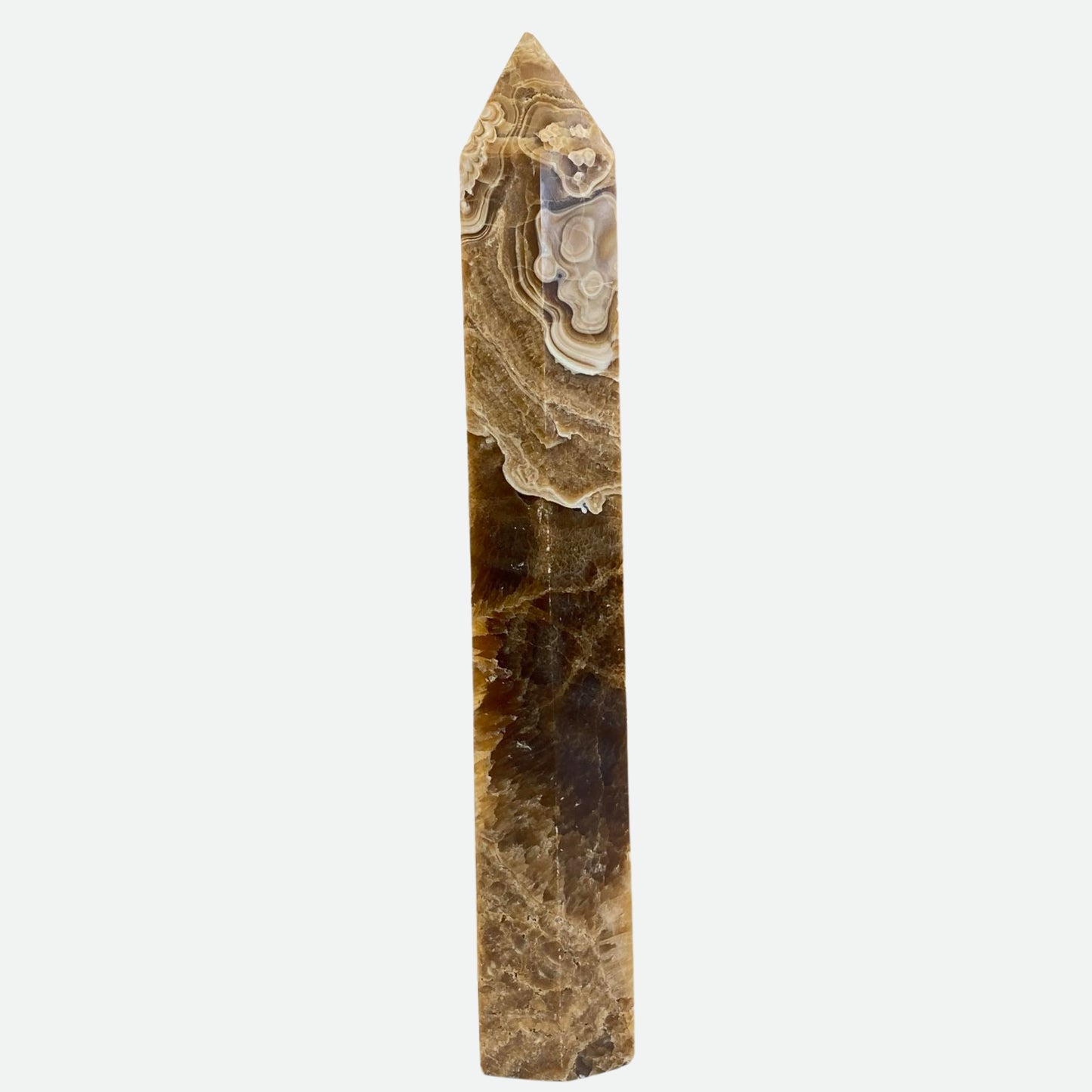 HUGE Chocolate Calcite Tower - Room 2 - 27.5cm