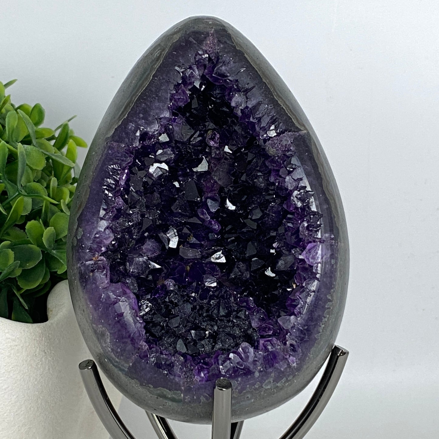 Amethyst Egg Cluster with FREE Stand!