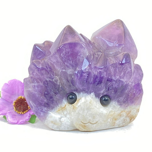 Amethyst Cluster Pet Rock #3 - LARGE