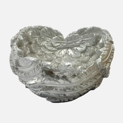 Angel Wings Sphere Stand/Bowl - Silver