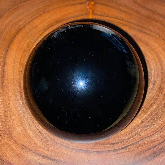 Black Obsidian Sphere #3