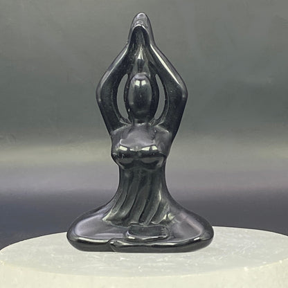 Black Obsidian Yoga Goddess