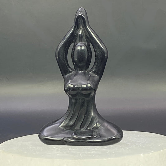 Black Obsidian Yoga Goddess