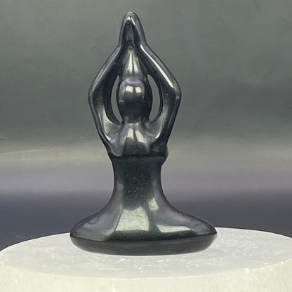 Black Obsidian Yoga Goddess
