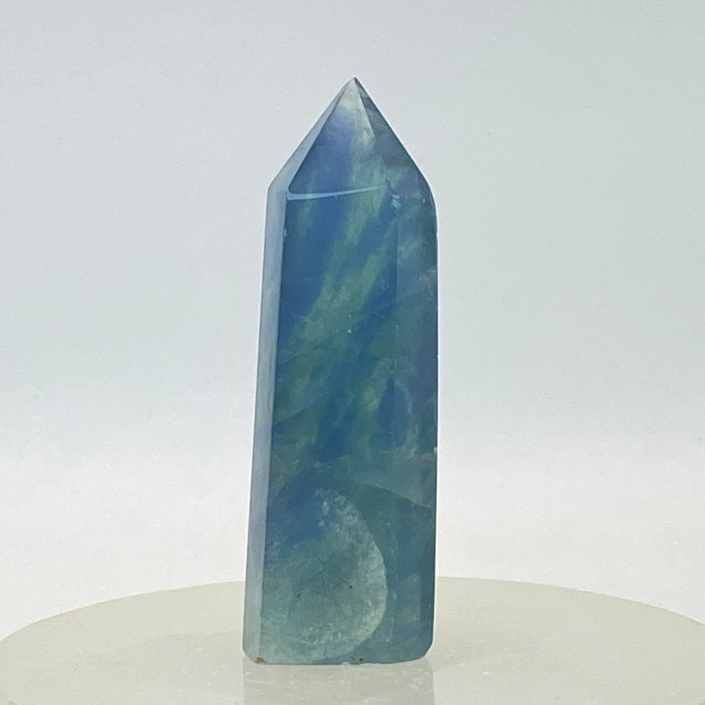 Blue Fluorite Point #5