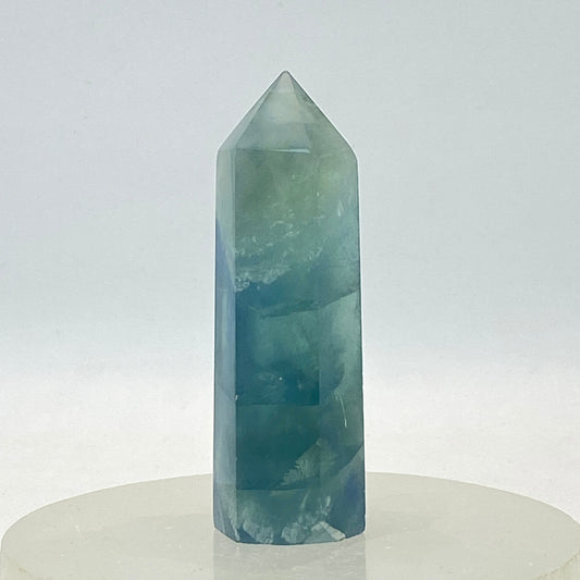 Blue Fluorite Point #7