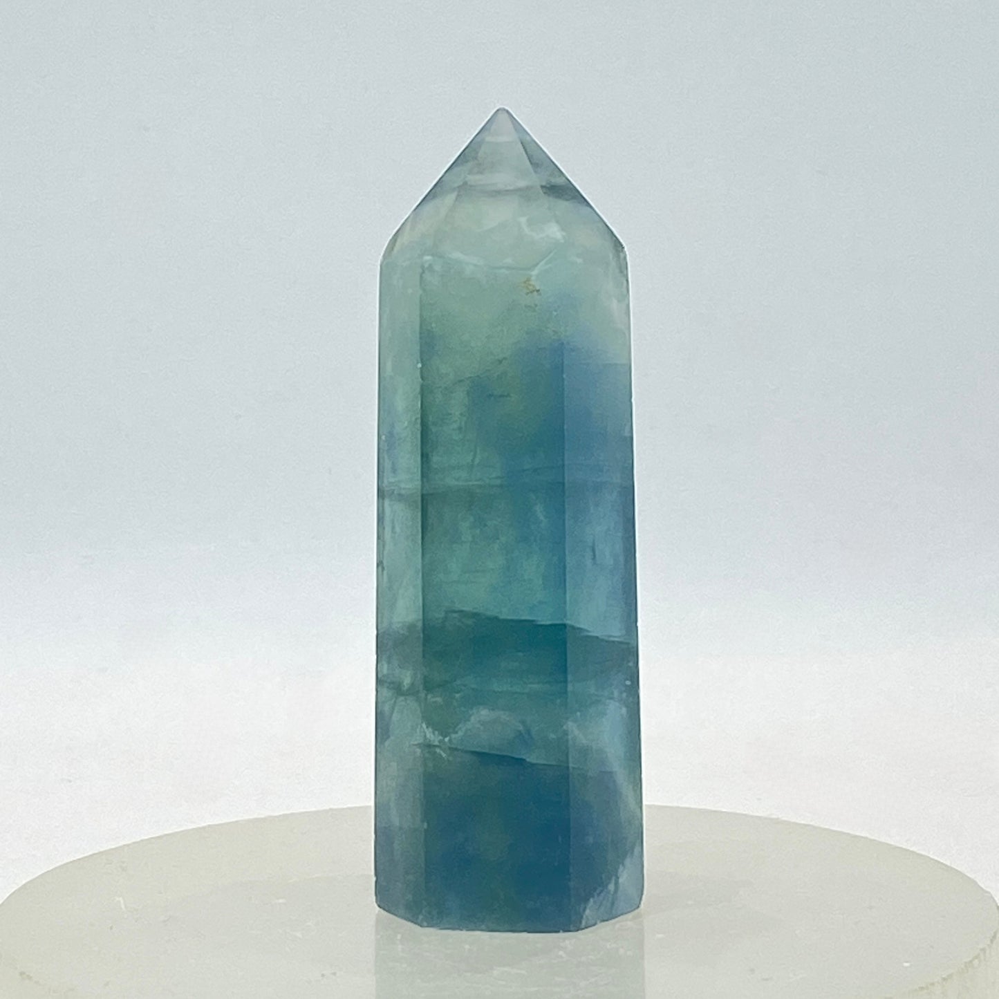Blue Fluorite Point #7