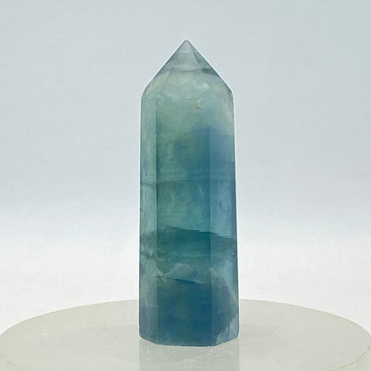 Blue Fluorite Point #7