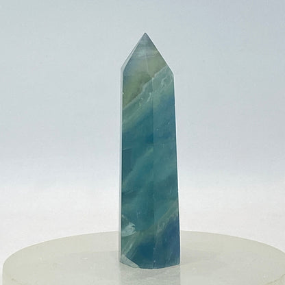 Blue Fluorite Point #7
