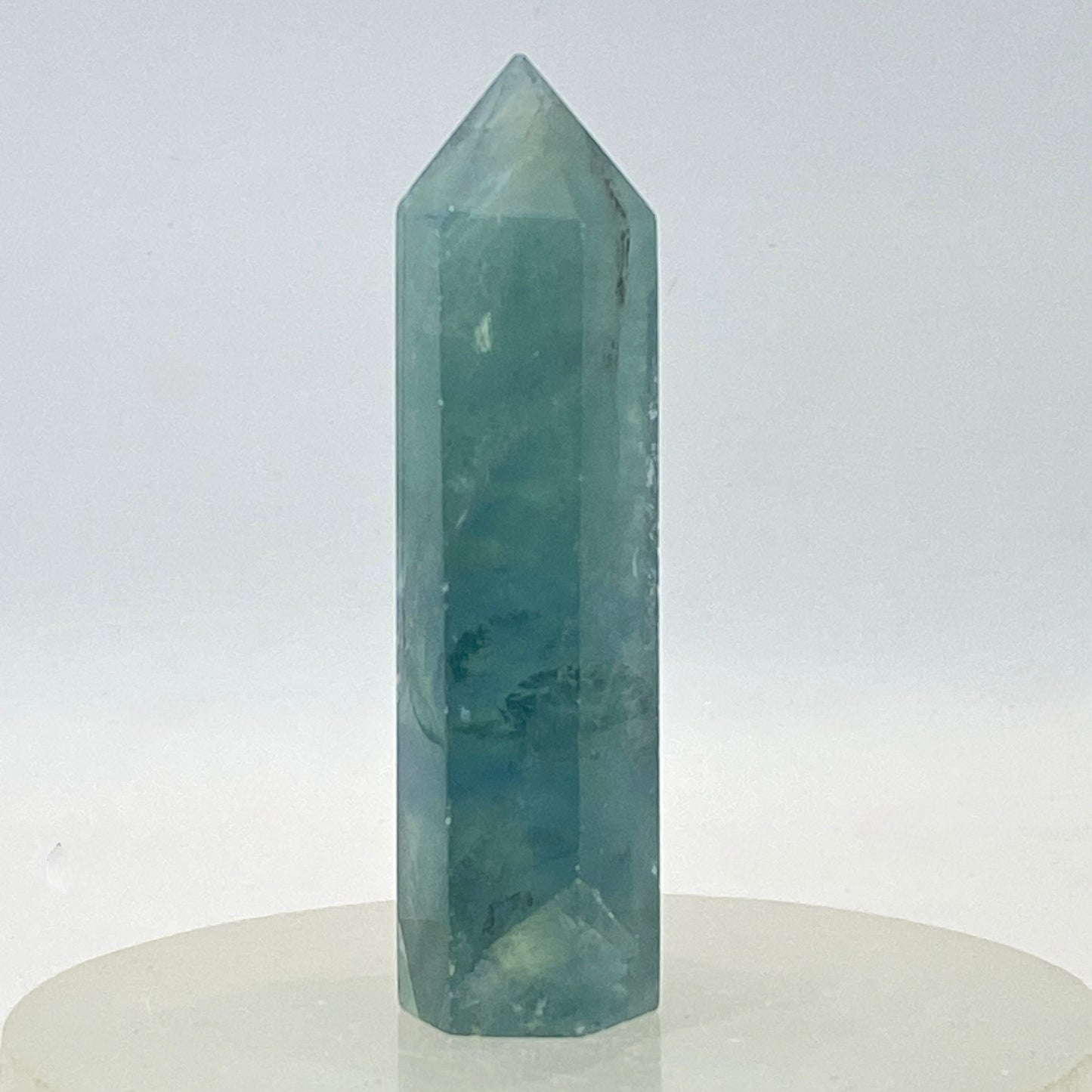 Blue Fluorite Point #8