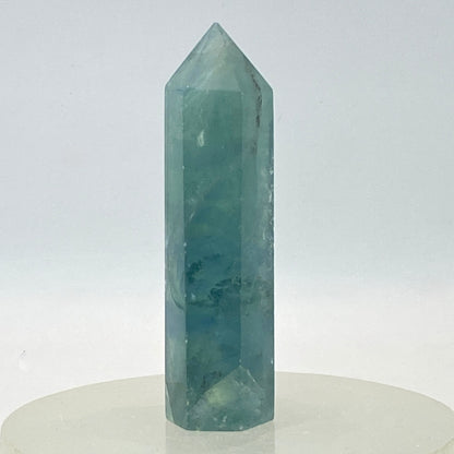 Blue Fluorite Point #8