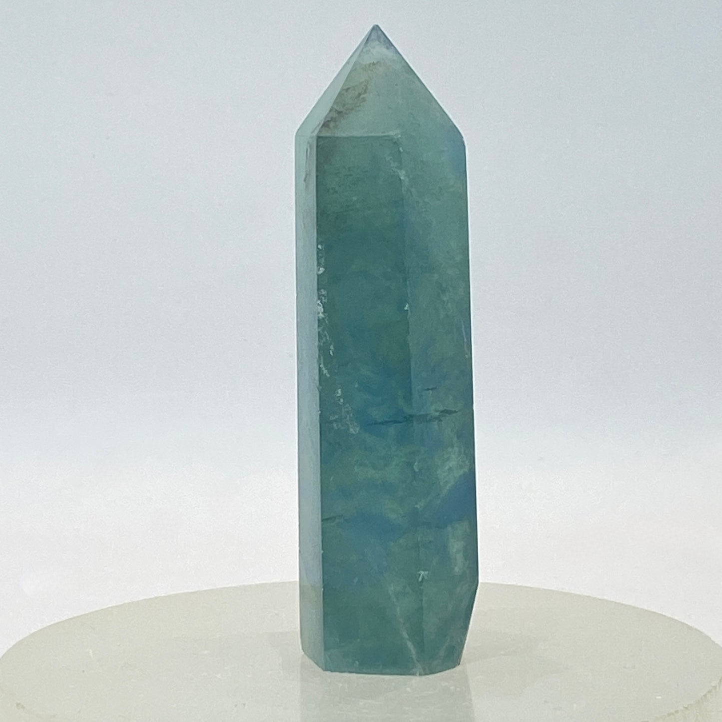 Blue Fluorite Point #8