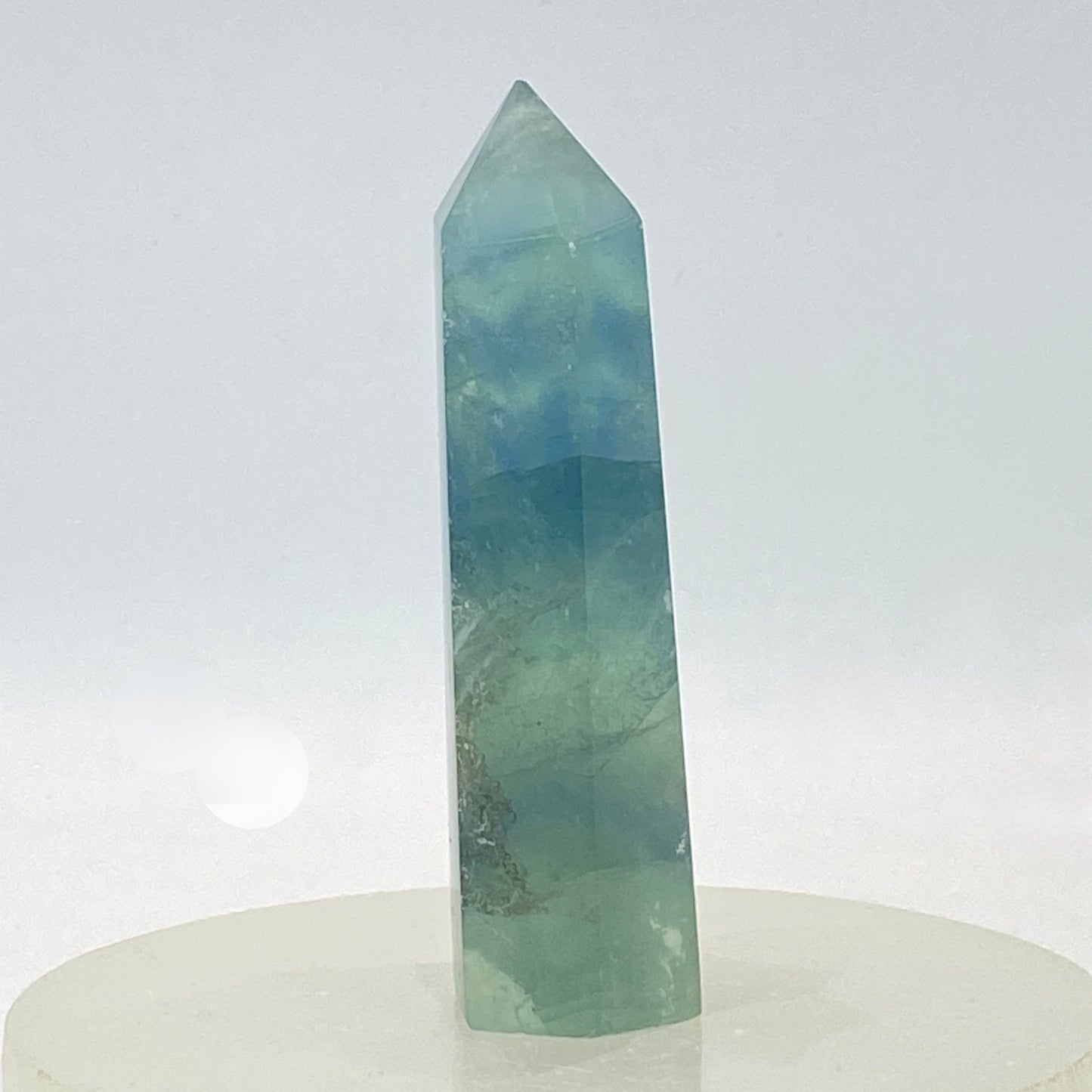 Blue Fluorite Point #9