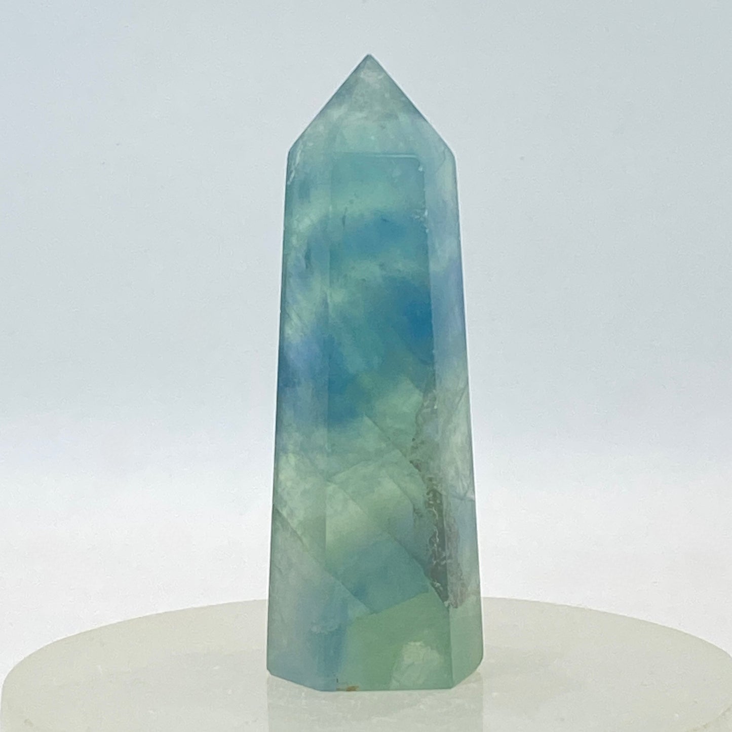 Blue Fluorite Point #9