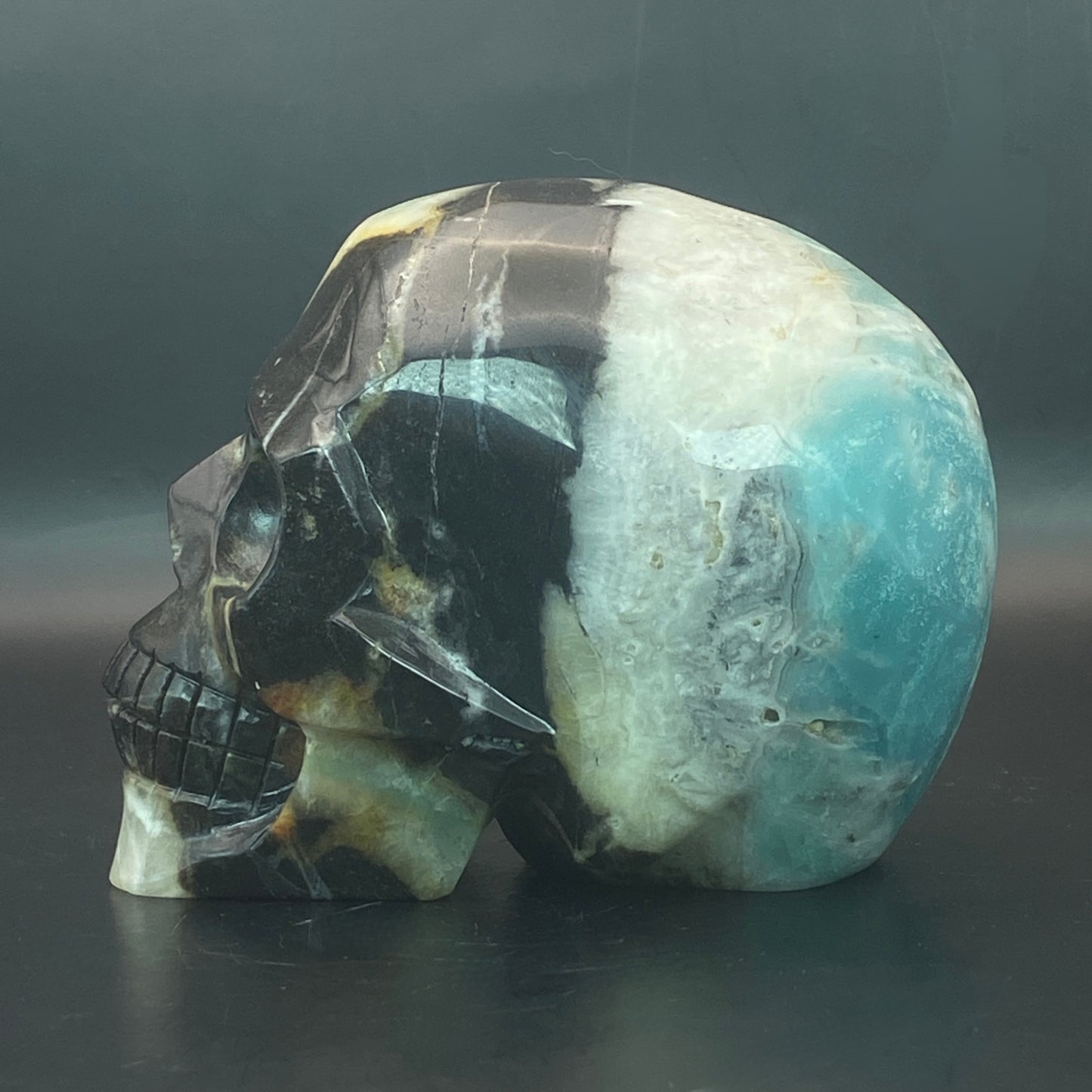 Caribbean Calcite Skull - Over 1kg!