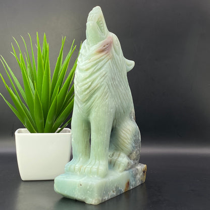 HUGE Caribbean Calcite Wolf - OVER 1KG!