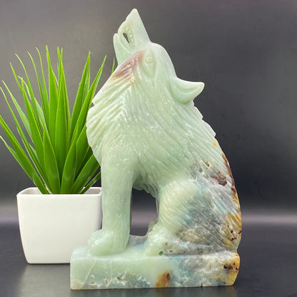 HUGE Caribbean Calcite Wolf - OVER 1KG!