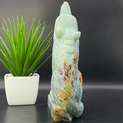 HUGE Caribbean Calcite Wolf - OVER 1KG!