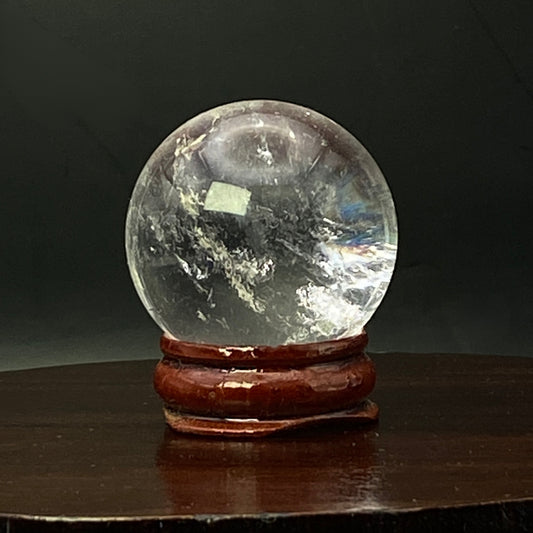 Clear Quartz Sphere #4 - 35mm