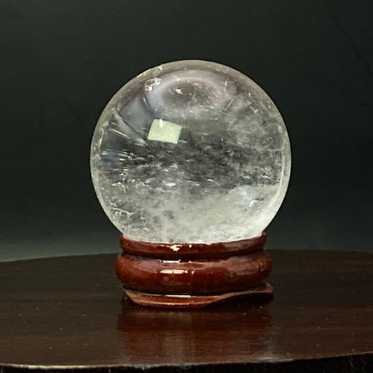 Clear Quartz Sphere #7 - 37mm