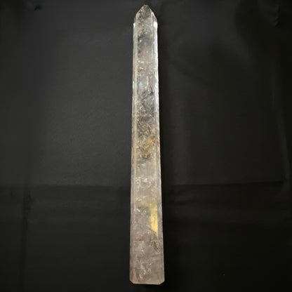 HUGE Clear Quartz Tower in Stand #4 - 47.5cm Tall!