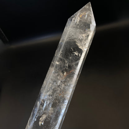 HUGE Clear Quartz Tower in Stand #4 - 47.5cm Tall!