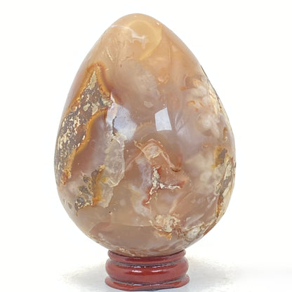 Flower Agate Egg # 1 - LARGE
