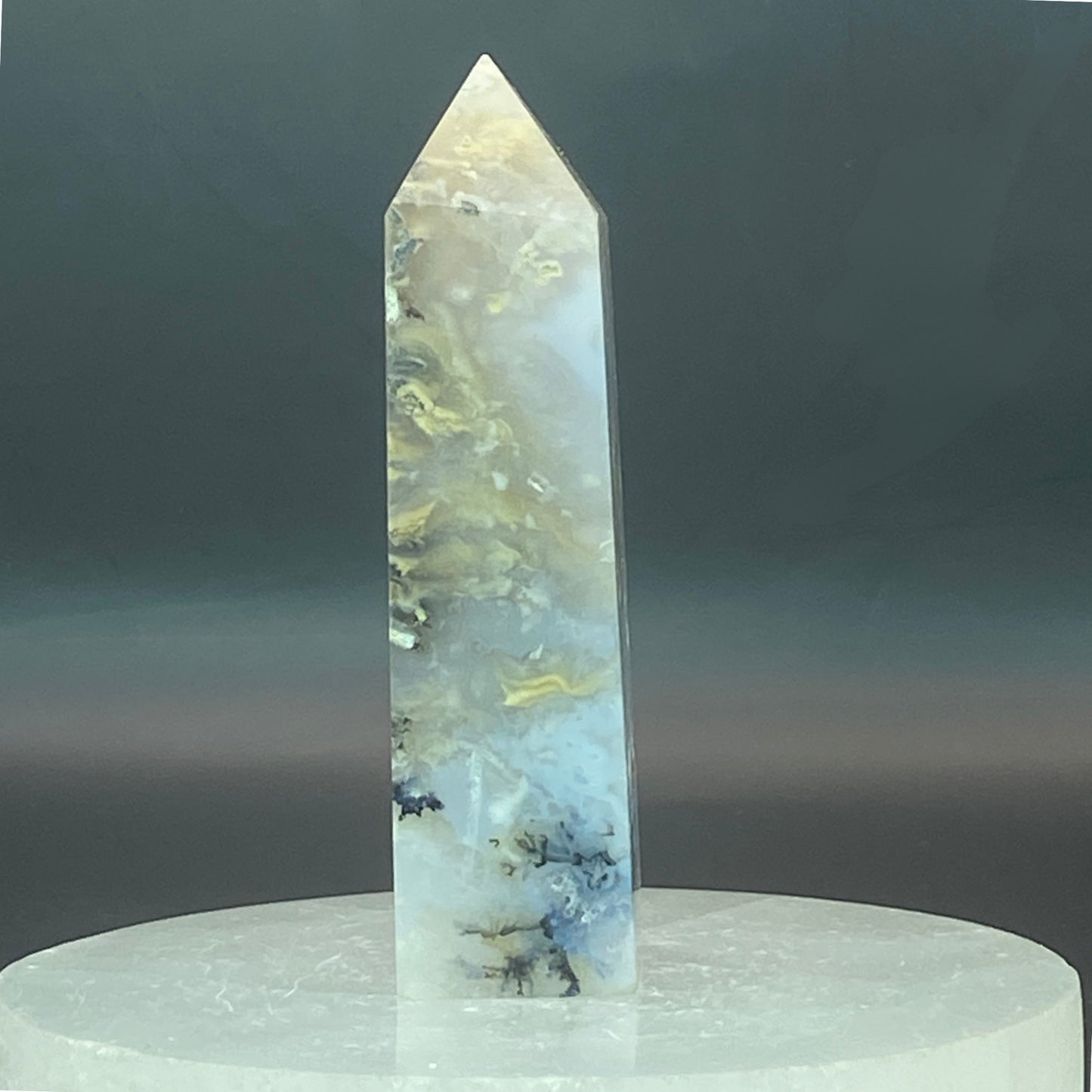 Flower Agate Point #2 - Dendritic!