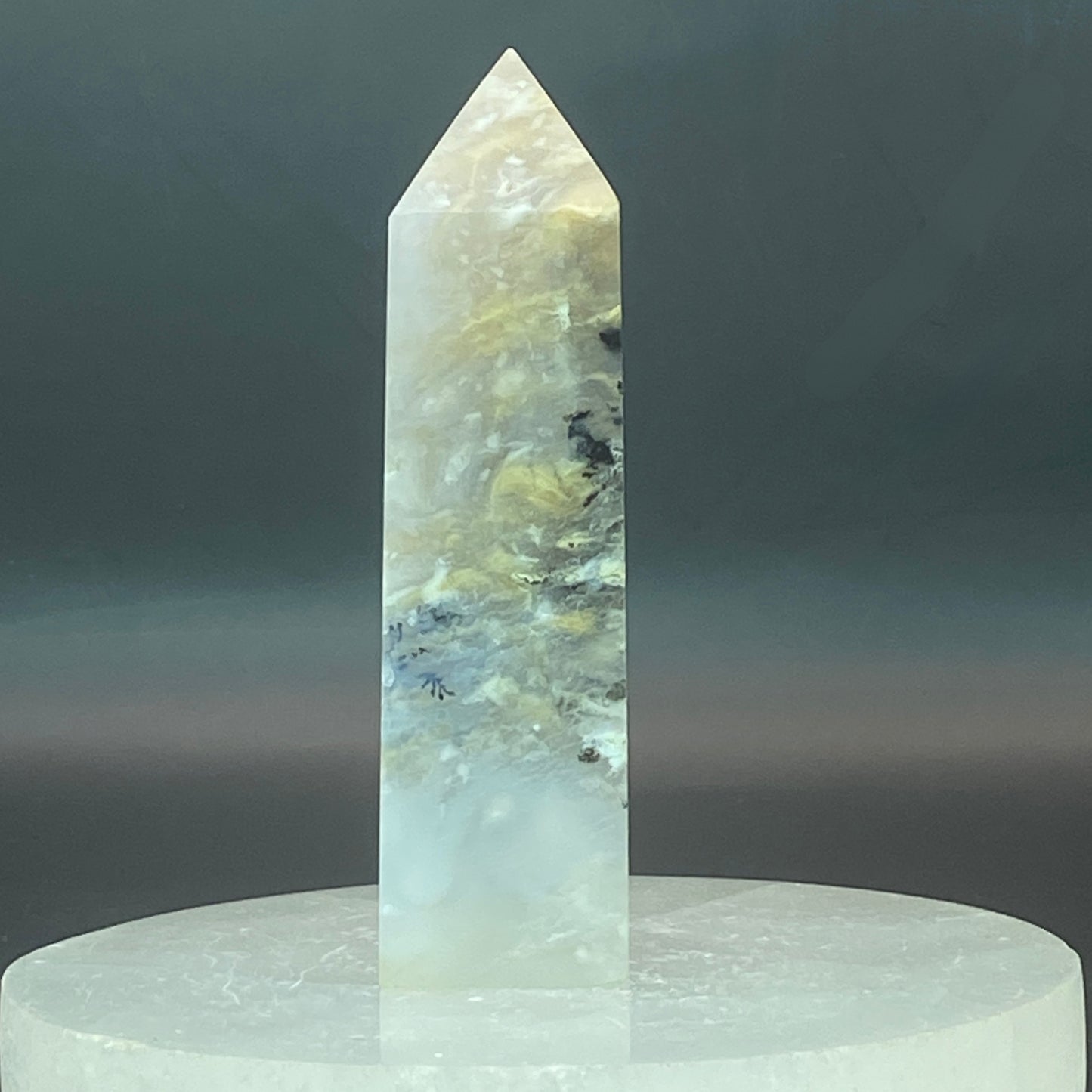 Flower Agate Point #2 - Dendritic!